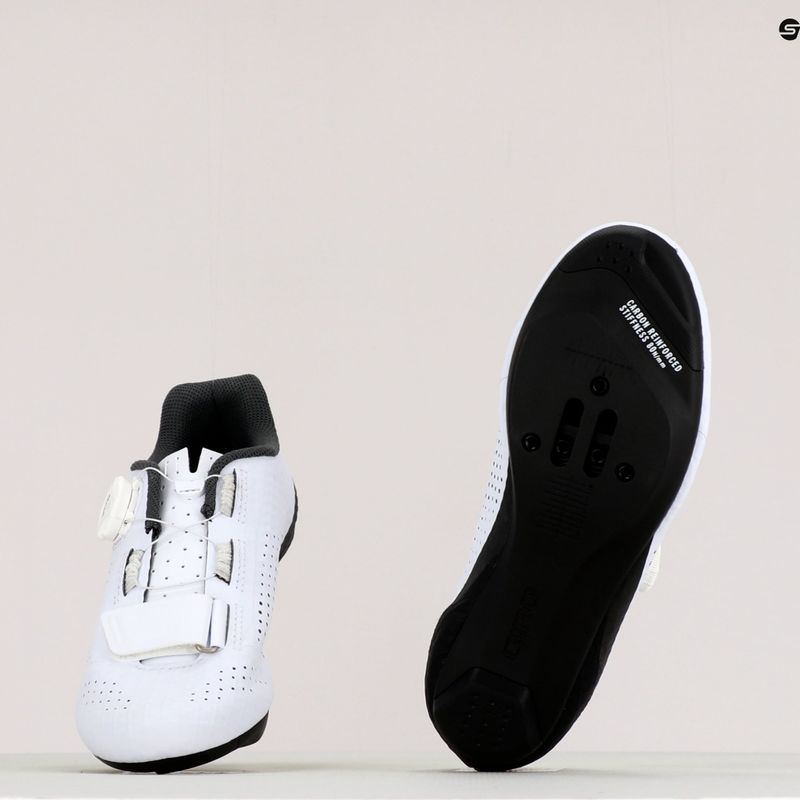 Кросівки велосипедні шосе жіночі Giro Cadet Carbon white 11