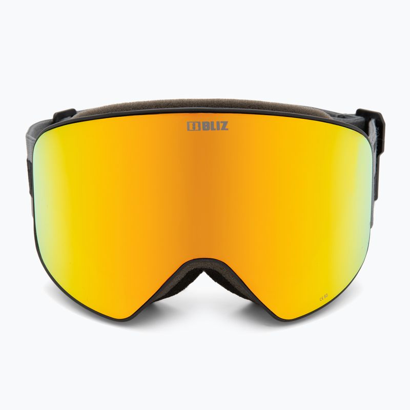 Окуляри гірськолижні Bliz Flow matt black/brown gold multi/yellow 3