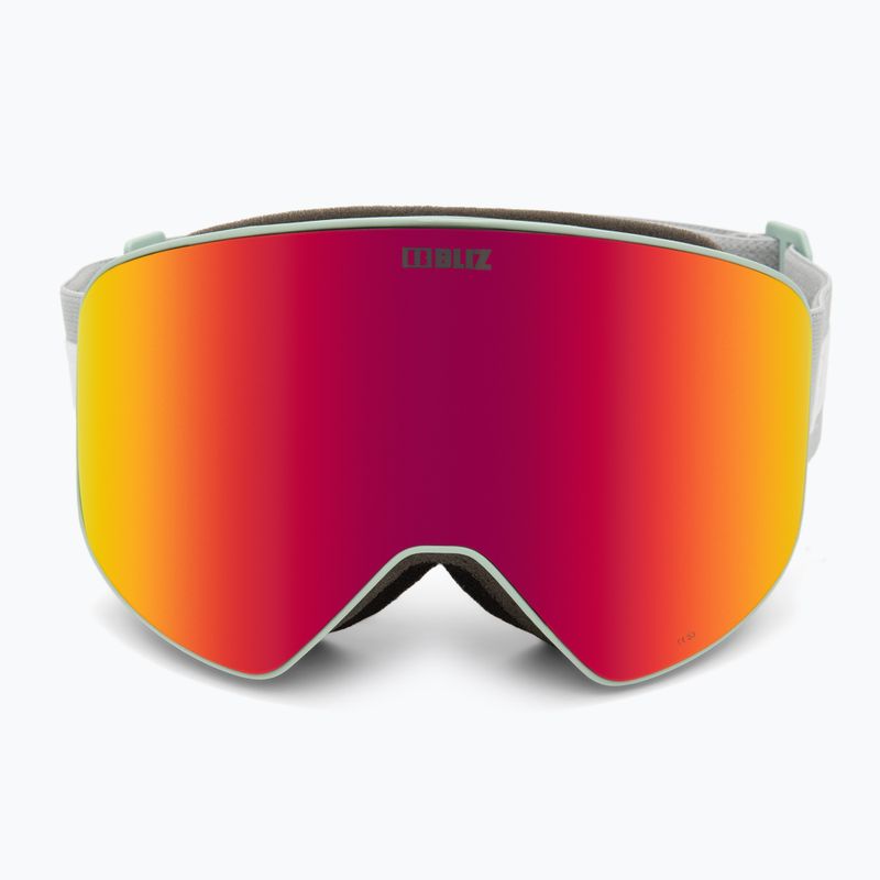 Окуляри гірськолижні Bliz Flow matt light grey/brown red multi/pink 3