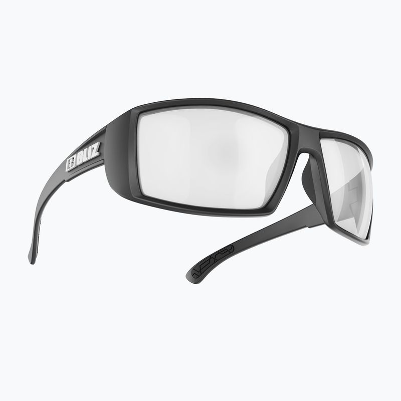 Велосипедні дзеркальні окуляри Bliz Drift Polarized S3 матовий чорний/коричневий сріблястий 2