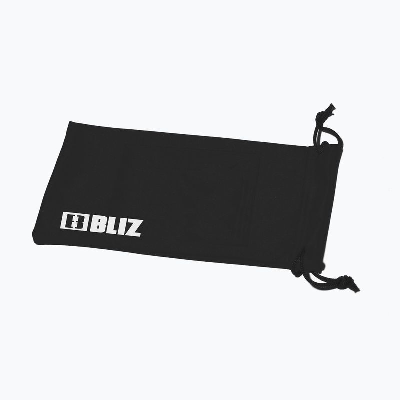Велосипедні дзеркальні окуляри Bliz Drift Polarized S3 матовий чорний/коричневий сріблястий 7