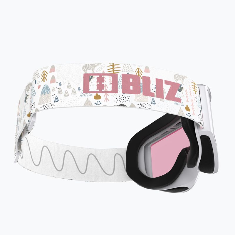Окуляри гірськолижні дитячі Bliz Pixie Jr white/pink 5