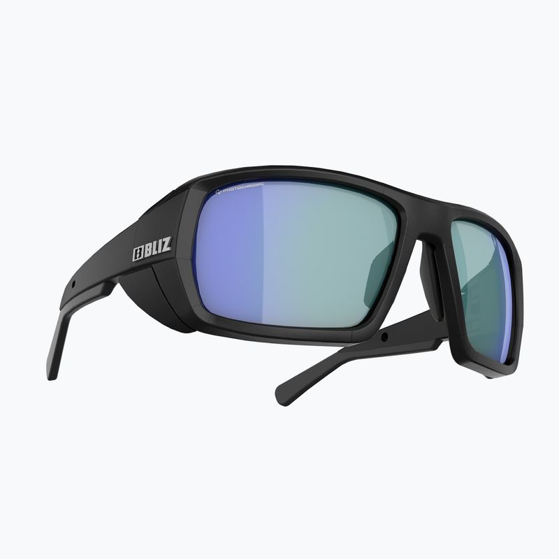 Велосипедні окуляри Bliz Peak Nano Optics Photochromic S2-S4 матові чорні/коричнево-блакитні 2