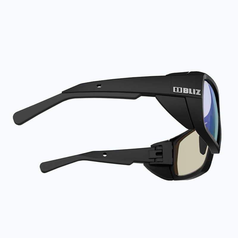 Велосипедні окуляри Bliz Peak Nano Optics Photochromic S2-S4 матові чорні/коричнево-блакитні 5