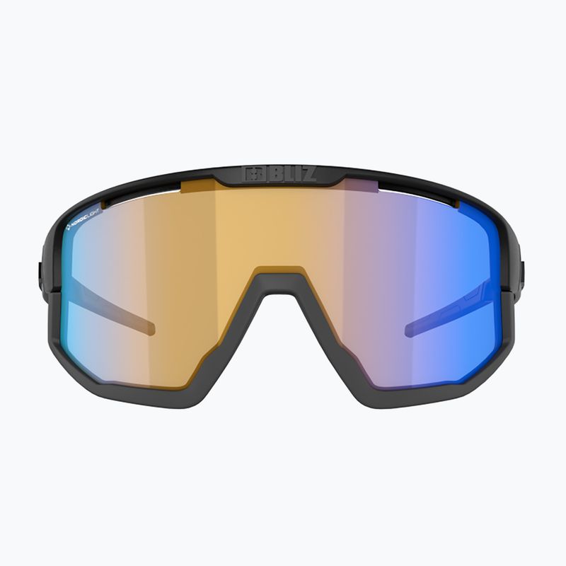 Велосипедні окуляри Bliz Vision Nano Optics Nordic Light S2 матові чорні/світло-коралові/помаранчево-сині 5