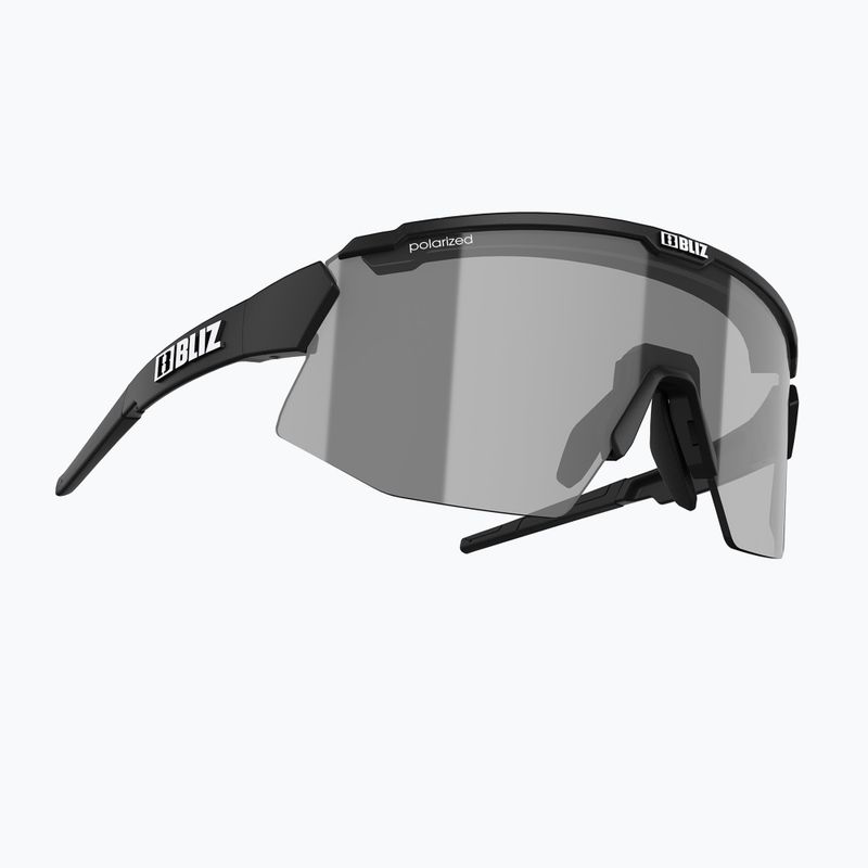 Велосипедні окуляри Bliz Breeze Polarized S3+S2 матові чорні/коричнево-сріблясті дзеркальні/основні помаранчеві 3
