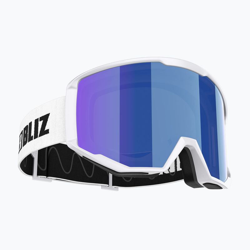 Окуляри гірськолижні Bliz Spark white/smoke&blue