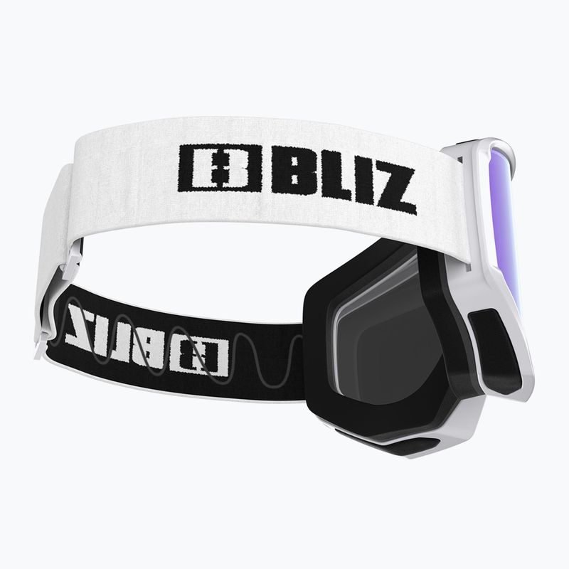 Окуляри гірськолижні Bliz Spark white/smoke&blue 5