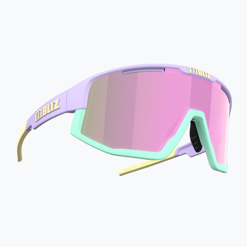 Окуляри сонцезахисні Bliz Fusion matt pastel purple yellow logo/brown pink multi 6