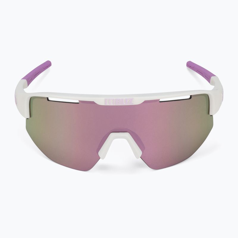Окуляри велосипедні Bliz Matrix matt white purple logo/brown pink multi 3