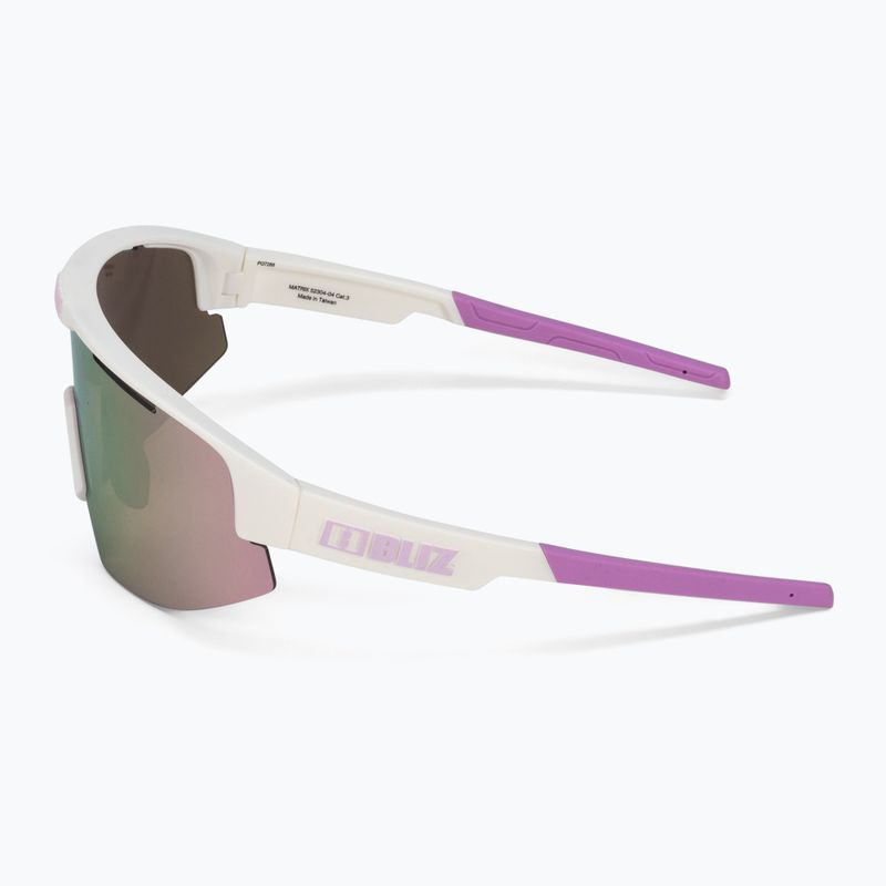 Окуляри велосипедні Bliz Matrix matt white purple logo/brown pink multi 4