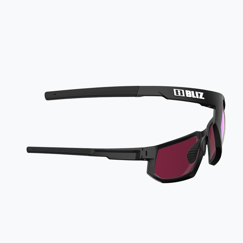 Велосипедні окуляри Bliz Arrow Nano Optics Nordic Light S2 матові чорні/бегонія/фіолетово-сині мульти 6