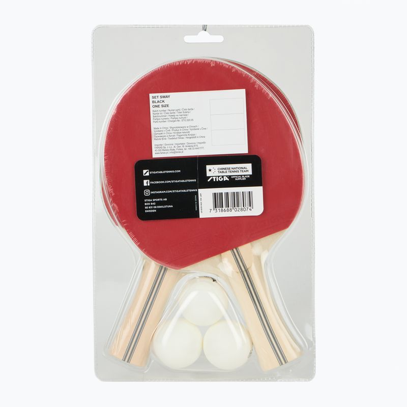 Набір для настільного тенісу STIGA Sway Set black 2