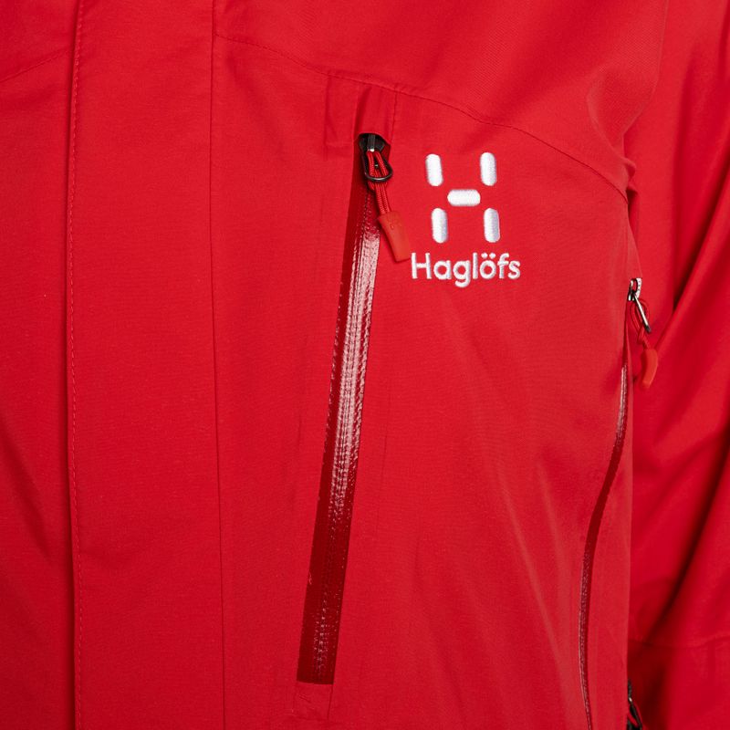 Куртка дощовик жіноча Haglöfs Astral GTX червона 604669 4