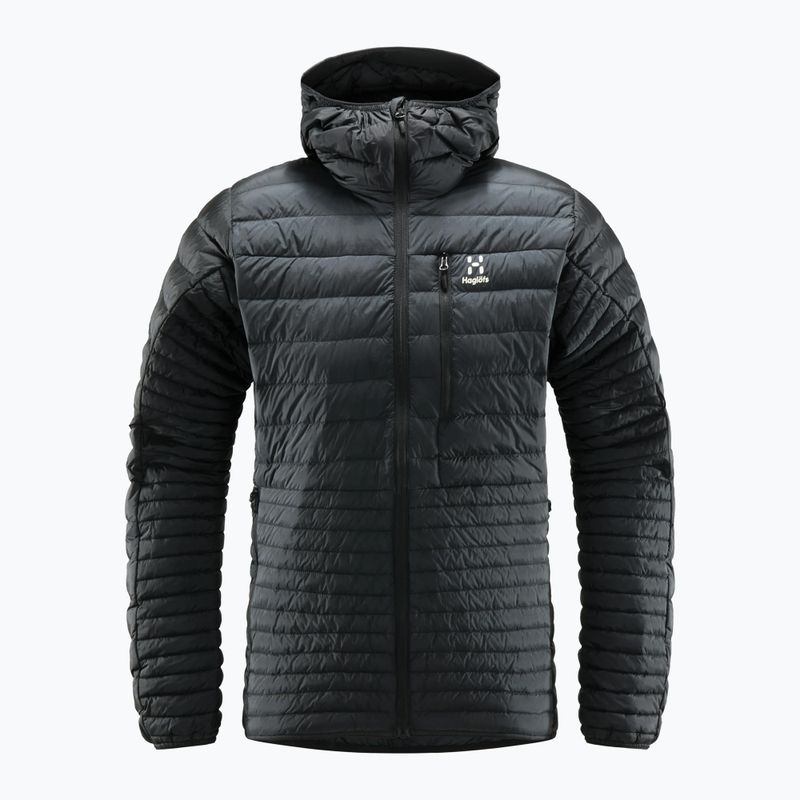 Пуховик чоловічий Haglöfs Micro Nordic Down Hood чорний 605047