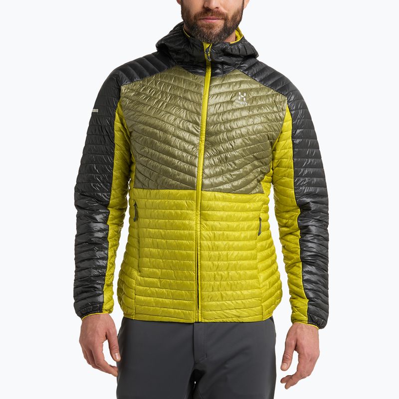 Пуховик чоловічий Haglöfs L.I.M Mimic Hood зелений 604940