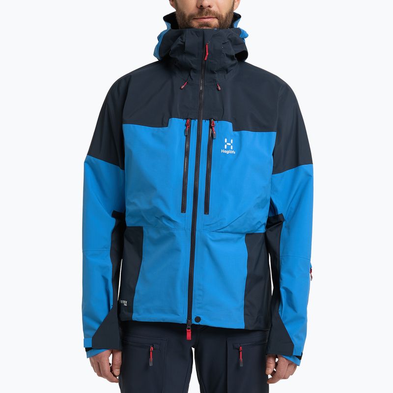 Куртка дощовик чоловіча Haglöfs Spitz GTX PRO блакитна 605390