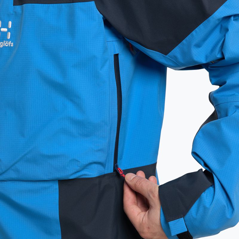 Куртка дощовик чоловіча Haglöfs Spitz GTX PRO блакитна 605390 6