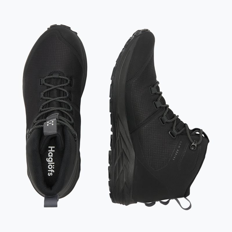 Чоловічі трекінгові черевики Haglöfs L.I.M FH GTX Mid true black/magnetite 12