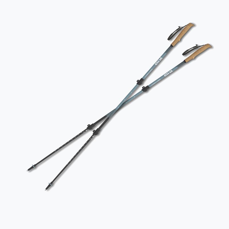 Палиці трекінгові Silva Trekking Poles Carbon Telescopic black 2