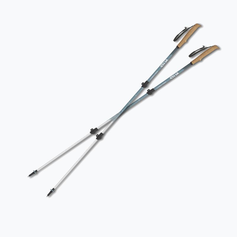 Палиці трекінгові Silva Trekking Poles Alu Tele black 2
