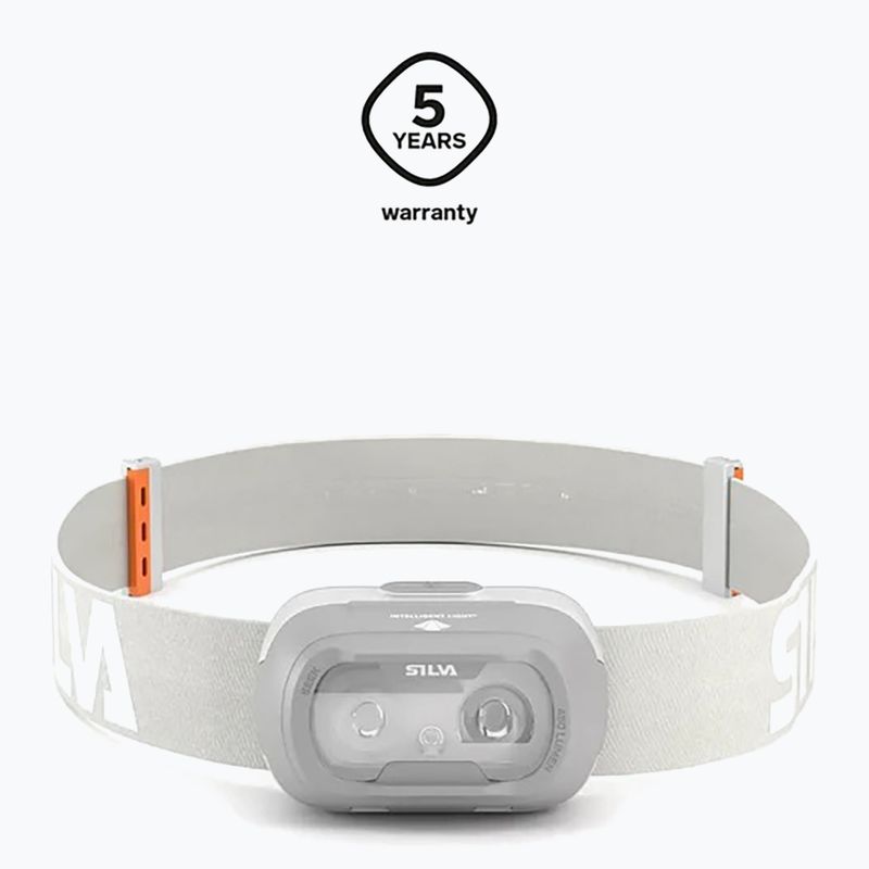 Ліхтар налобний Silva Seek 600 Recharge Midnight light gray 2