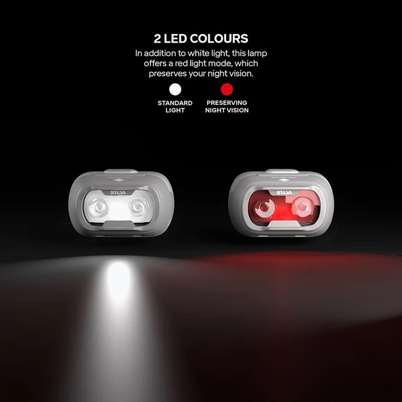 Ліхтар налобний Silva Seek 600 Recharge Midnight light gray 3