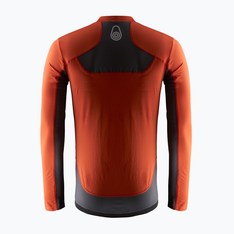 Лонгслів вітрильний чоловічий Sail Racing Reference LS Rashguard fiery red 2