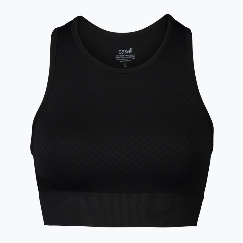 Топ тренувальний жіночий Casall Essential Block Seamless Sport black 3