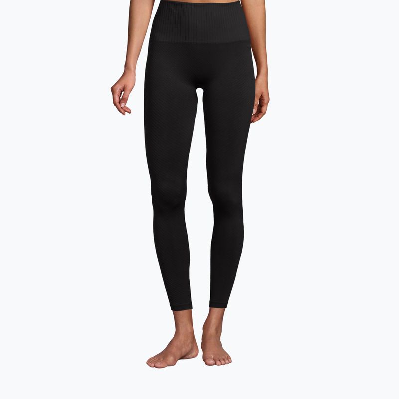 Легінси жіночі Casall Seamless Graphical Rib High Waist black 2