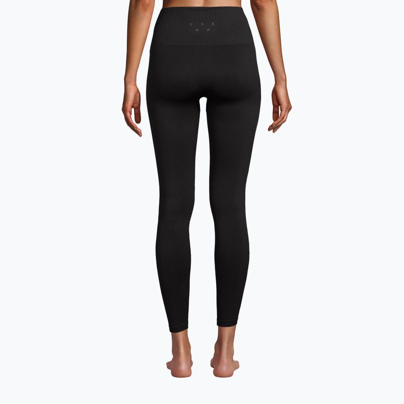 Легінси жіночі Casall Seamless Graphical Rib High Waist black 3