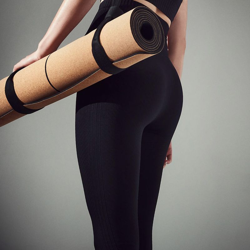 Легінси жіночі Casall Seamless Graphical Rib High Waist black 5