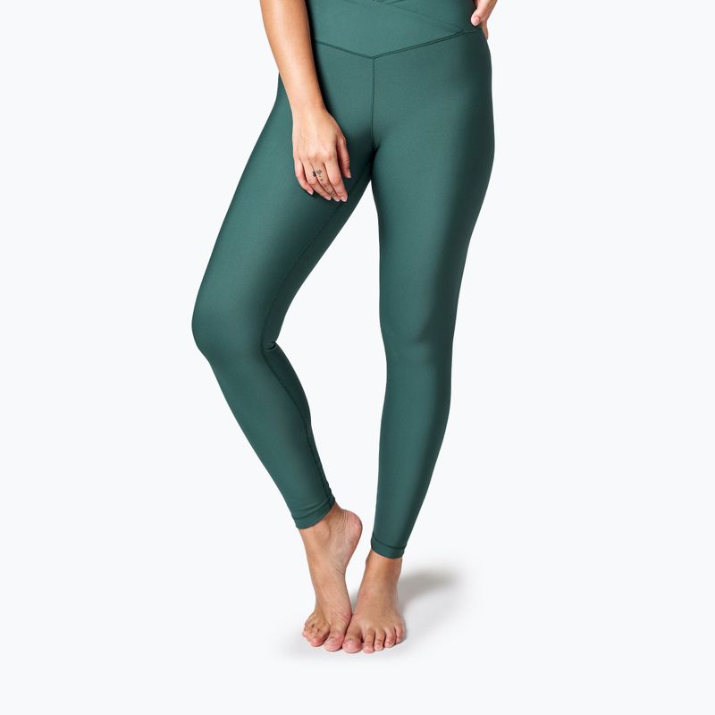 Легінси жіночі Casall Overlap High Waist garden green