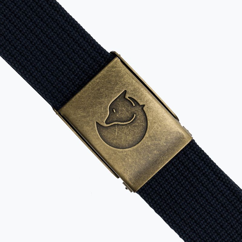 Ремінь для штанів Fjällräven Canvas Brass Belt dark navy 2