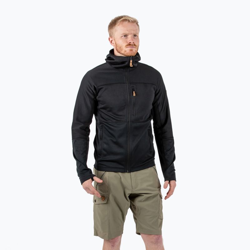 Кофта трекінгова чоловіча Fjällräven Abisko Trail Fleece black