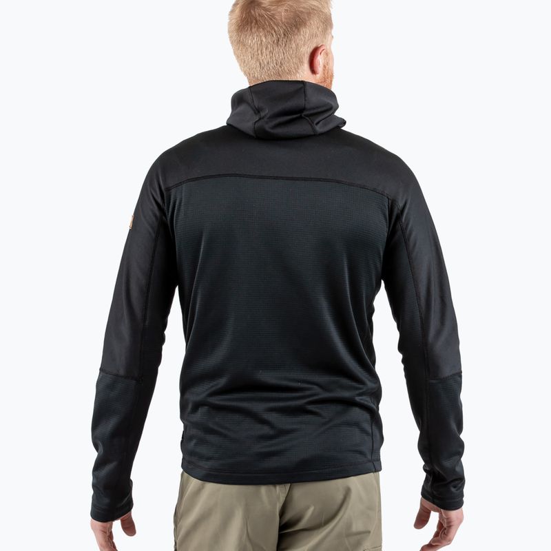 Кофта трекінгова чоловіча Fjällräven Abisko Trail Fleece black 3