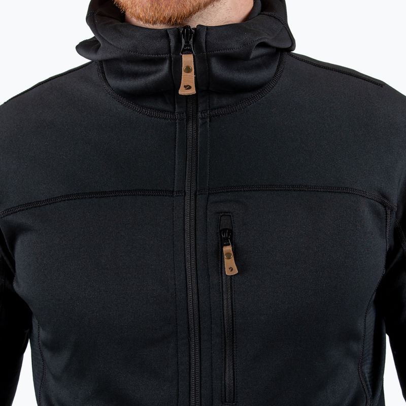 Кофта трекінгова чоловіча Fjällräven Abisko Trail Fleece black 4