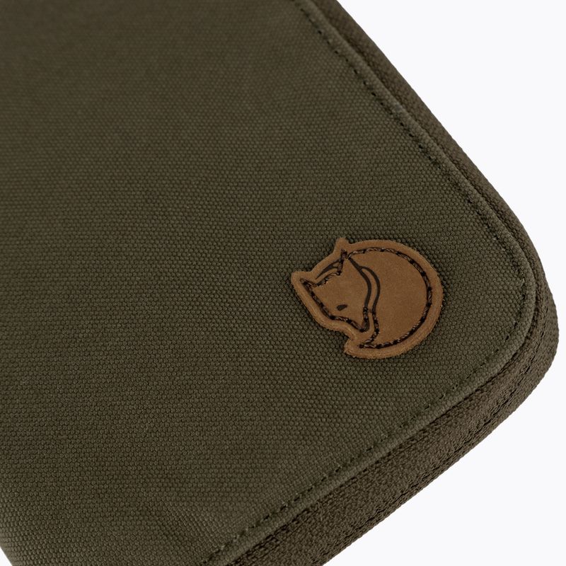 Гаманець Fjällräven Zip Wallet dark olive 4