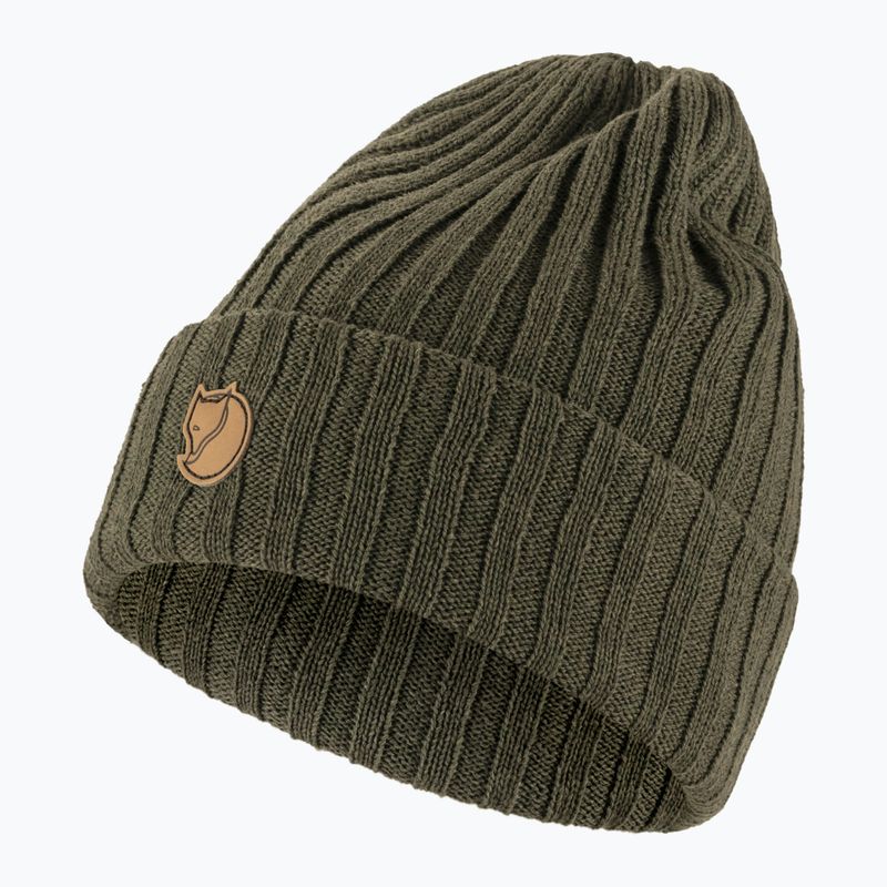 Шапка зимова Fjällräven Byron Hat dark olive 2