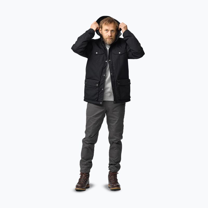 Куртка вітрозахисна чоловіча Fjällräven Greenland Winter black 2