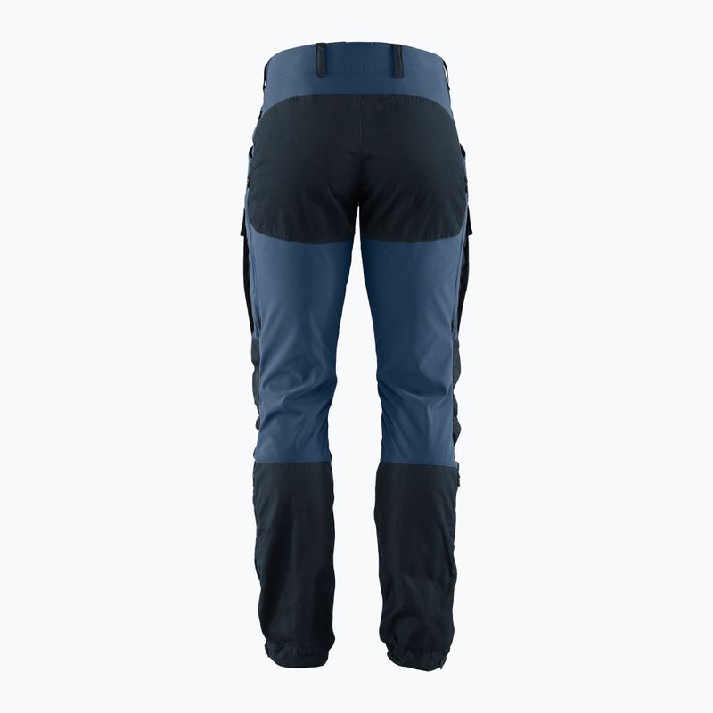 Трекінгові штани чоловічі Fjällräven Keb Trousers Reg dark navy/uncle blue 5
