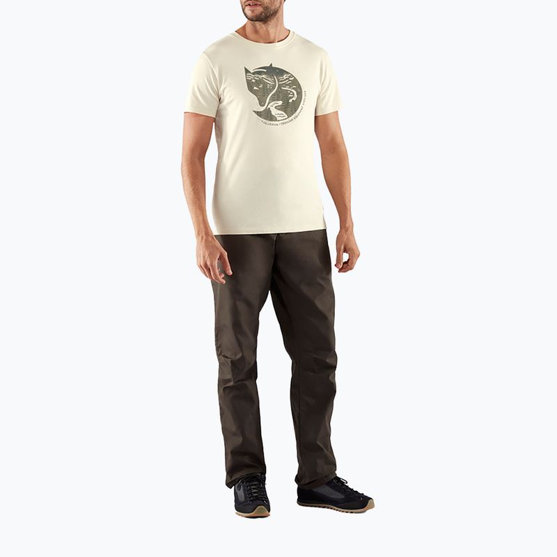 Футболка трекінгова чоловіча Fjällräven Arctic Fox chalk white 2
