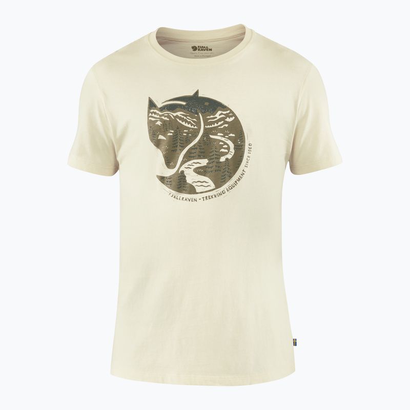 Футболка трекінгова чоловіча Fjällräven Arctic Fox chalk white 4