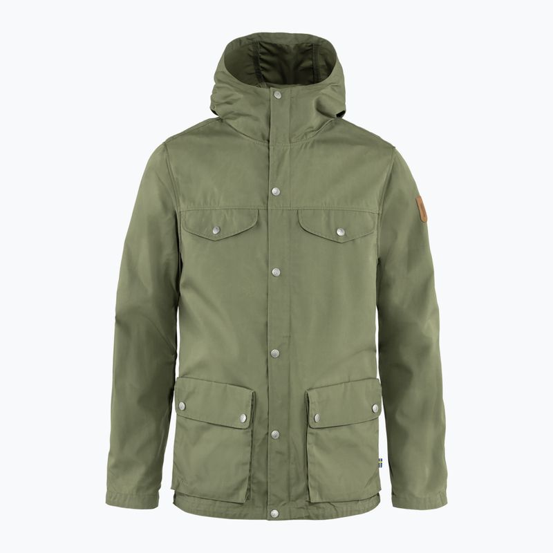Куртка вітрозахисна чоловіча Fjällräven Greenland green 11