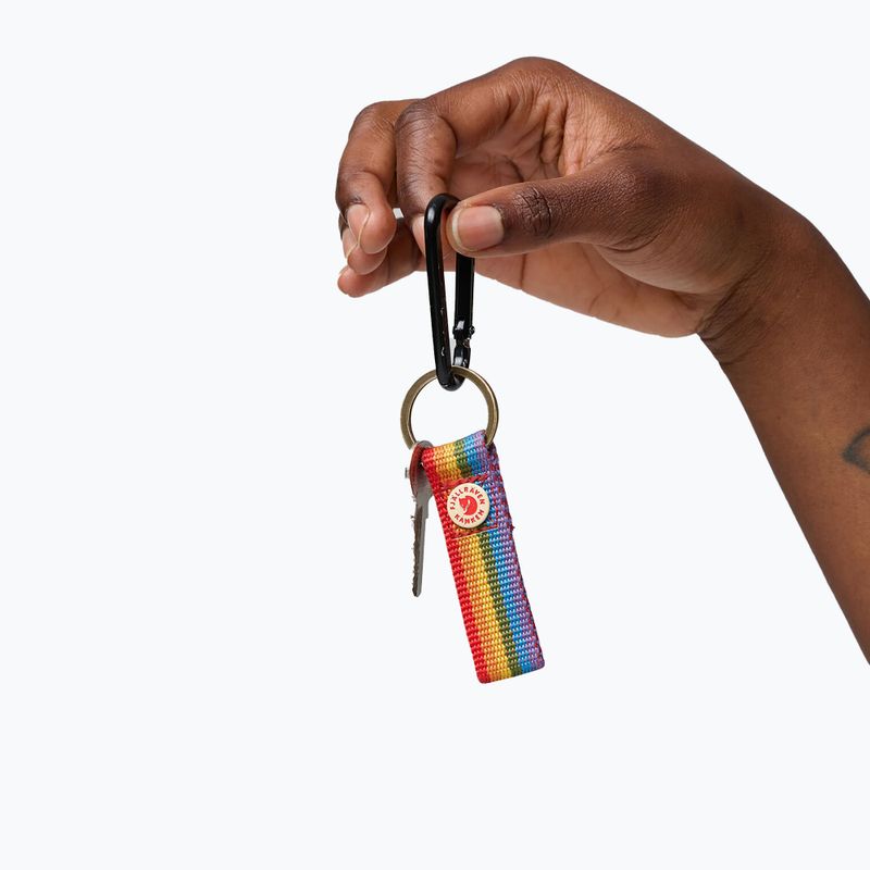 Брелок Fjällräven Kanken Rainbow Keyring rainbow pattern 3