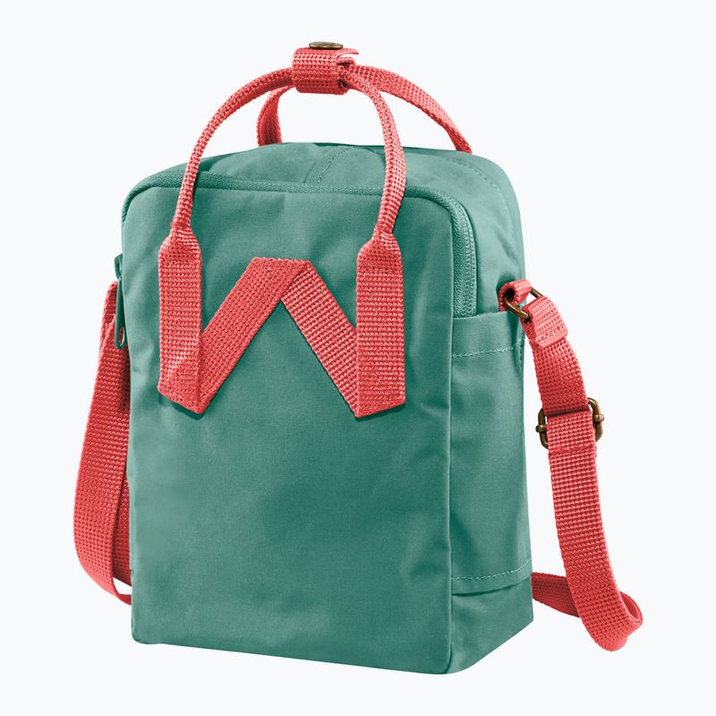 Сумка Fjällräven Kanken Sling 2,5 л frost green/peach pink 3