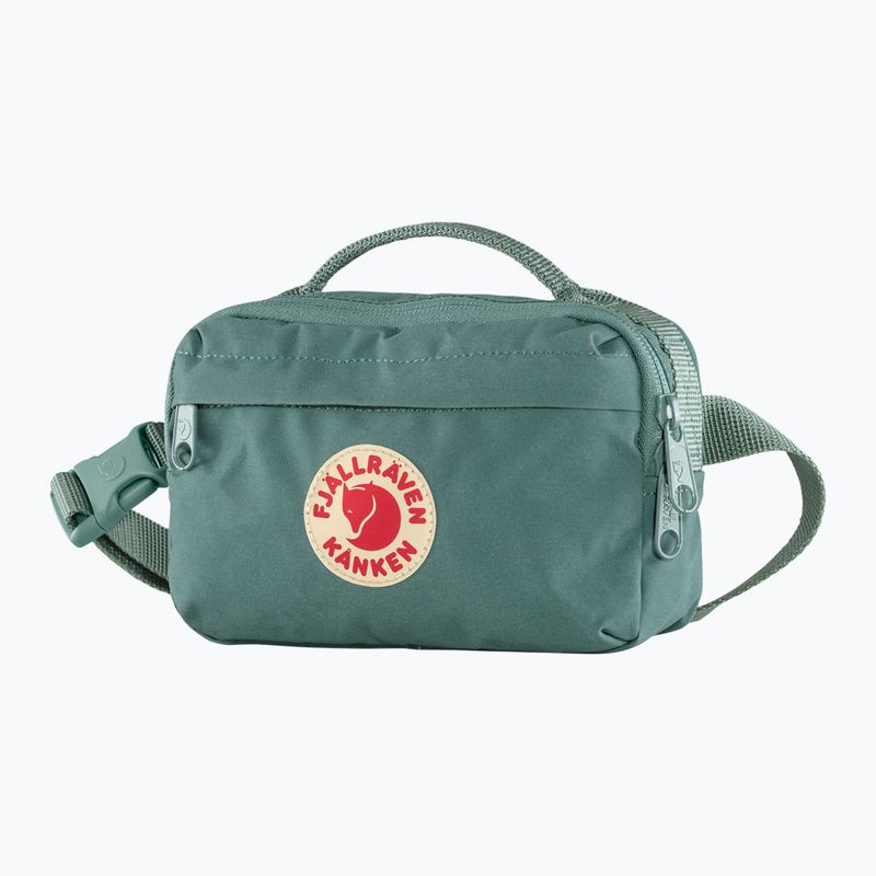 Fjällräven Kanken 2 л нирки пакетик морозний зелений 2