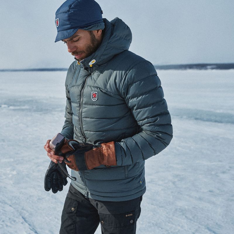 Пуховик чоловічий Fjällräven Expedition Pack Down Hoodie navy 8