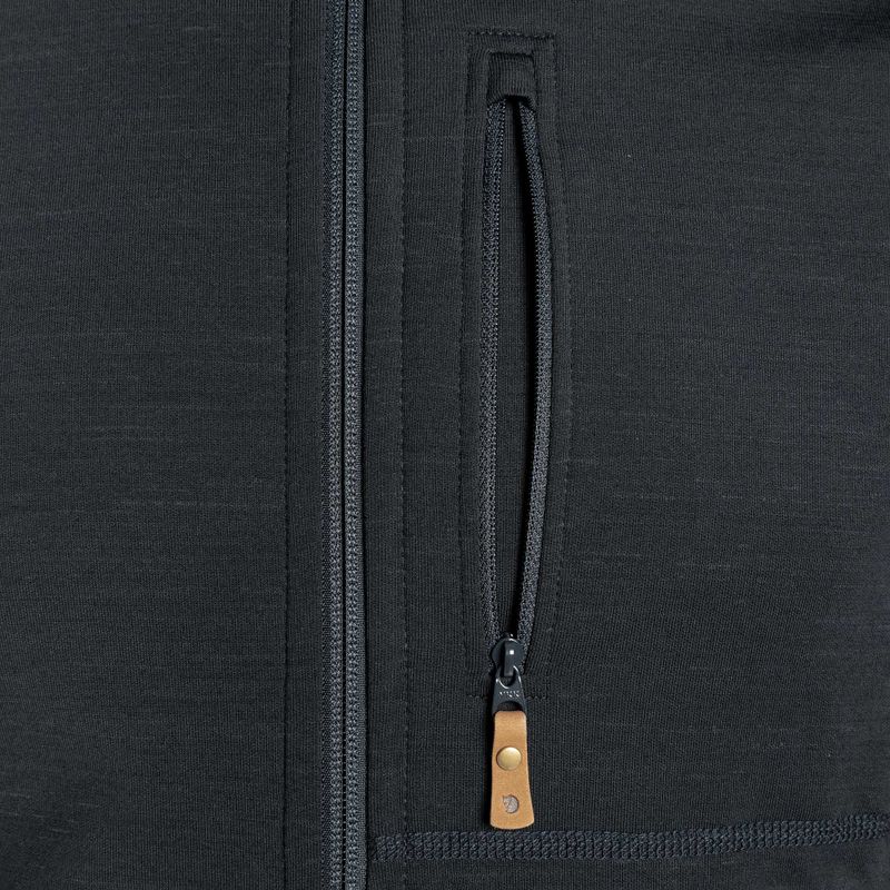 Кофта трекінгова чоловіча Fjällräven Keb Fleece Hoodie dark navy 4