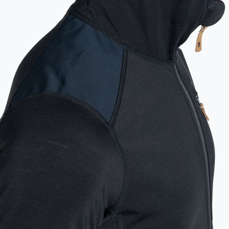 Кофта трекінгова чоловіча Fjällräven Keb Fleece Hoodie dark navy 5